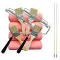 4 pack roller kit for applying concrete sealers, driveway sealers and protective concrete coatings