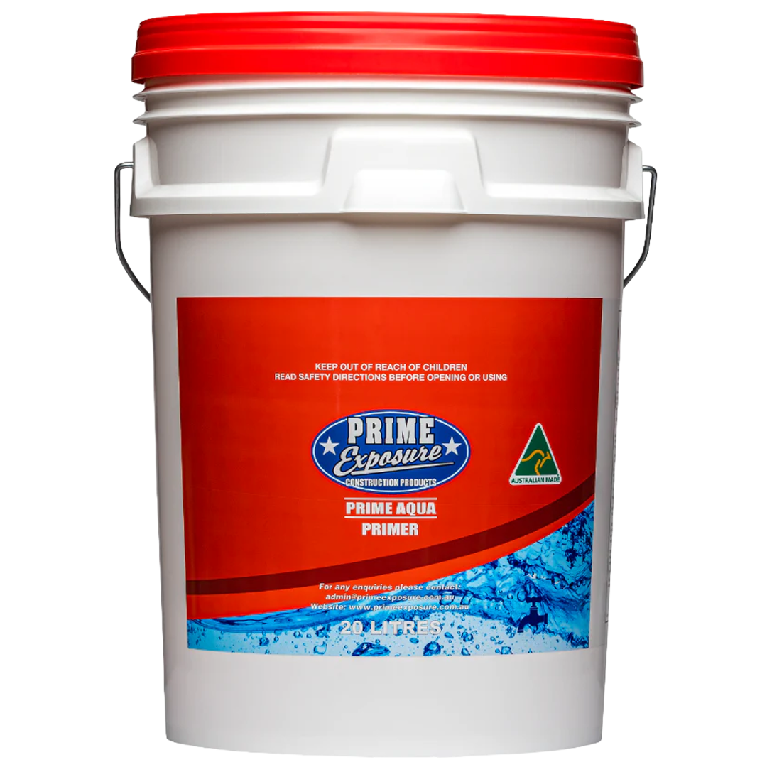 Prime Aqua Primer 20L water based concrete primer for improving adhesion and performance of concrete sealers and coatings