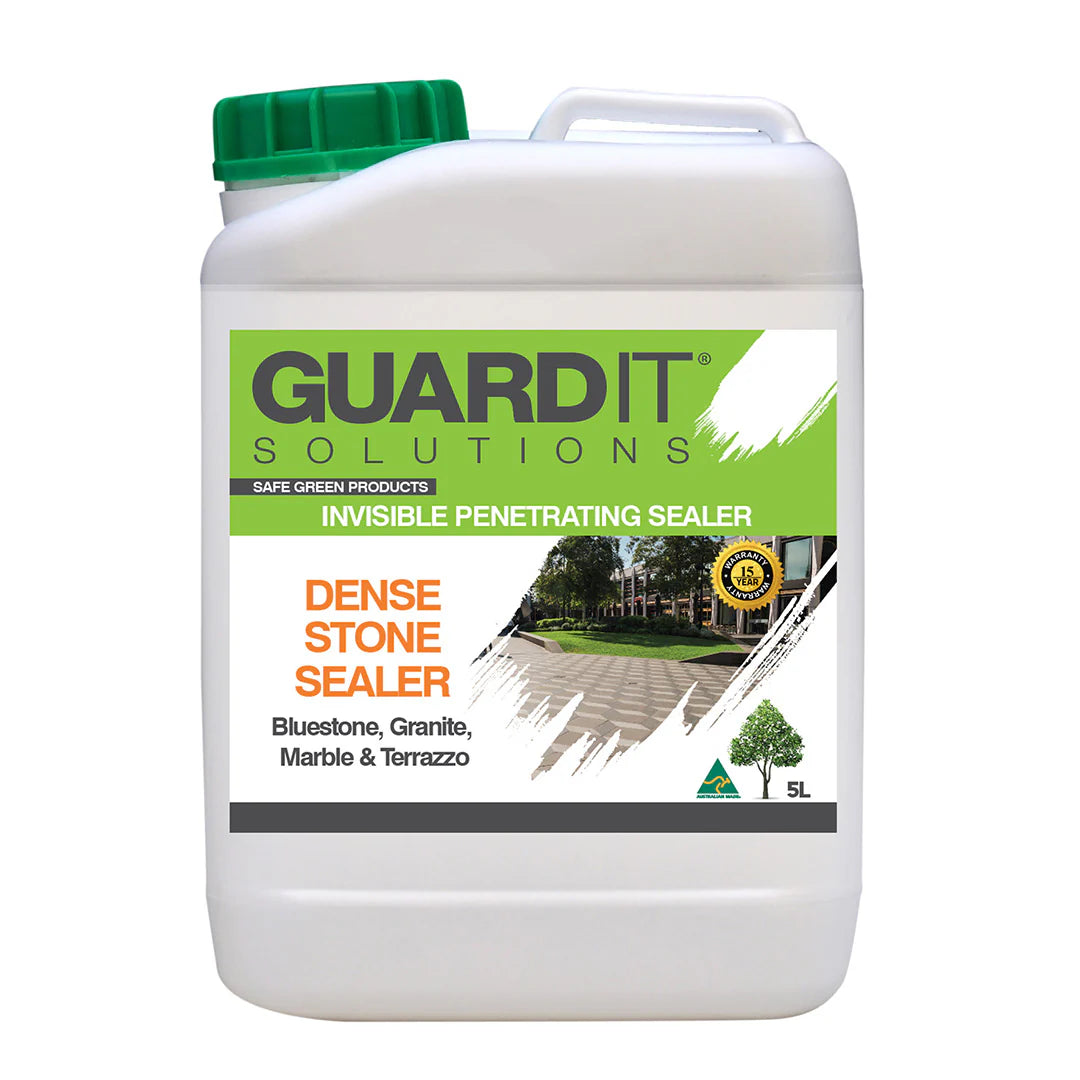 Dense stone sealer 5 litre water based sealer for protecting and sealing dense natural stone, paving and low porosity surfaces