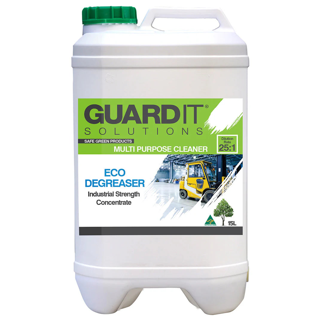 Eco degreaser soy safe 15 litre concrete cleaner for removing oil, grease and contaminants before sealing