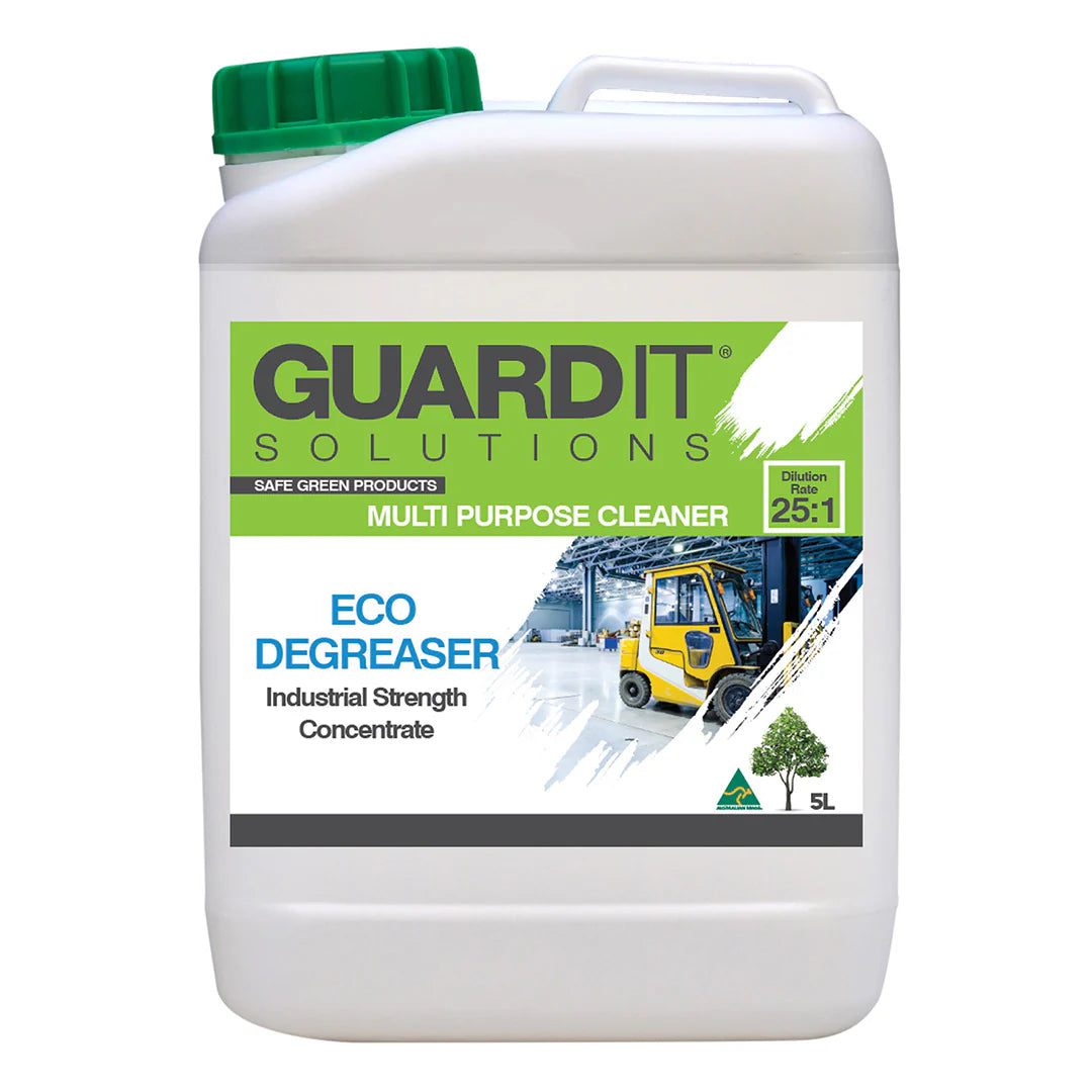 Eco degreaser soy safe 5 litre concrete cleaner for removing oil, grease and contaminants before sealing