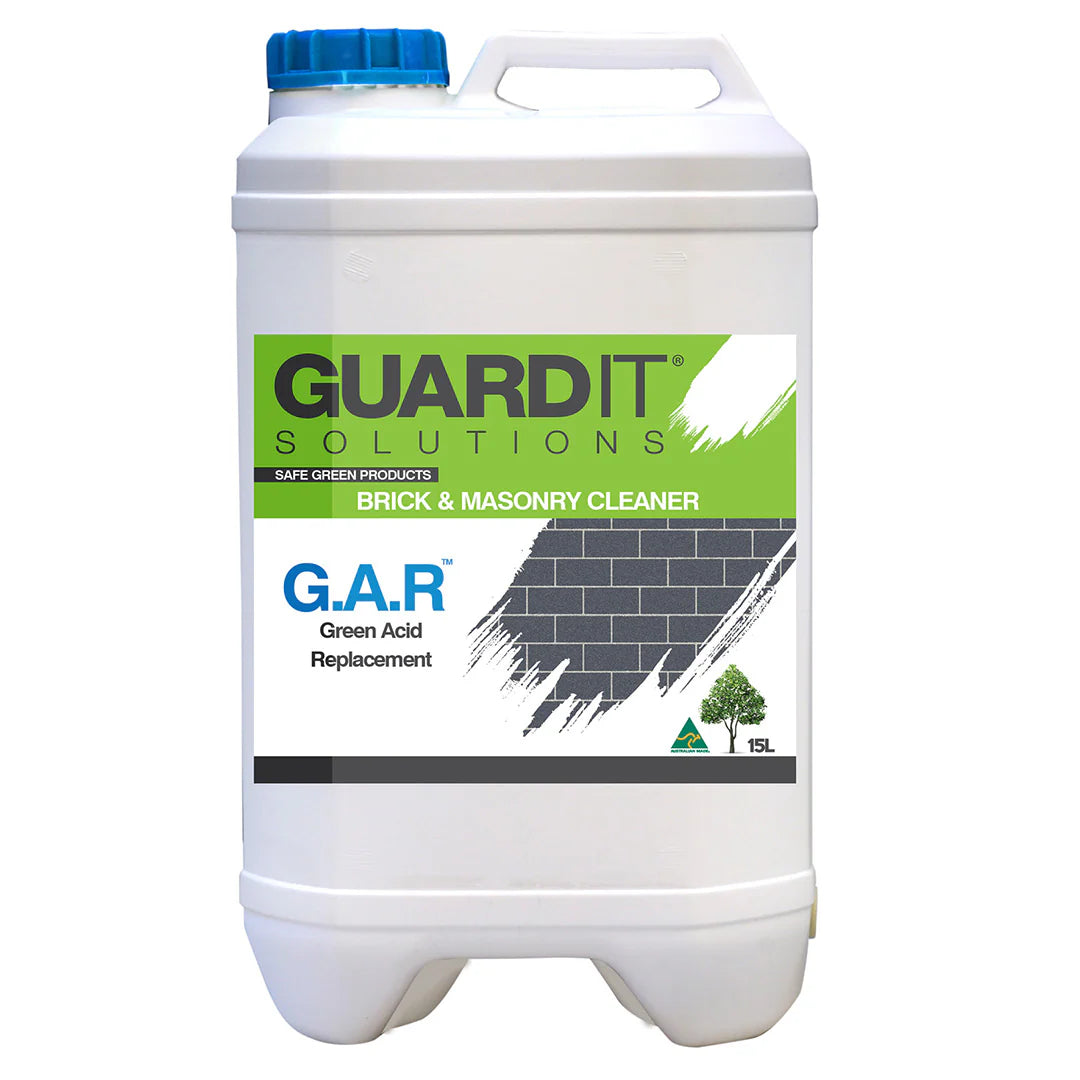 Green acid concrete cleaner 15 litre for surface preparation, etching and cleaning concrete before sealing