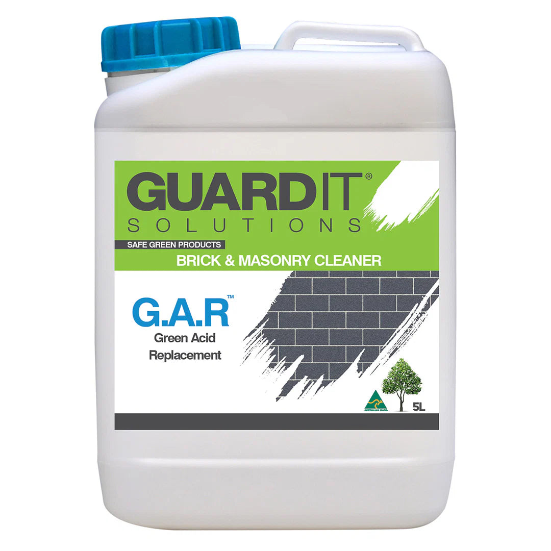 Green acid concrete cleaner 5 litre for surface preparation, etching and cleaning before sealing