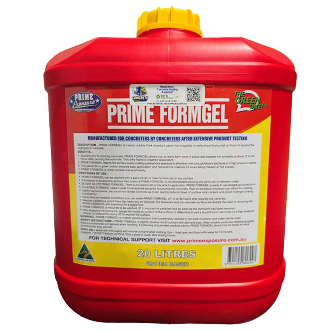 Prime Formgel | Exposed Aggregate Concrete Formwork Retarder